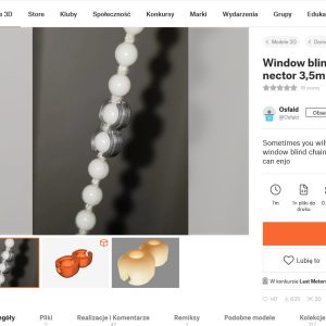 Rolety - łącznik łańcuszka do rolet 3,5mm v1 #0020